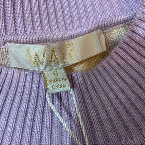 WAYF Way Sweaters Vincent Intarsia Sweater  Size S NWT $80 - Picture 10 of 10